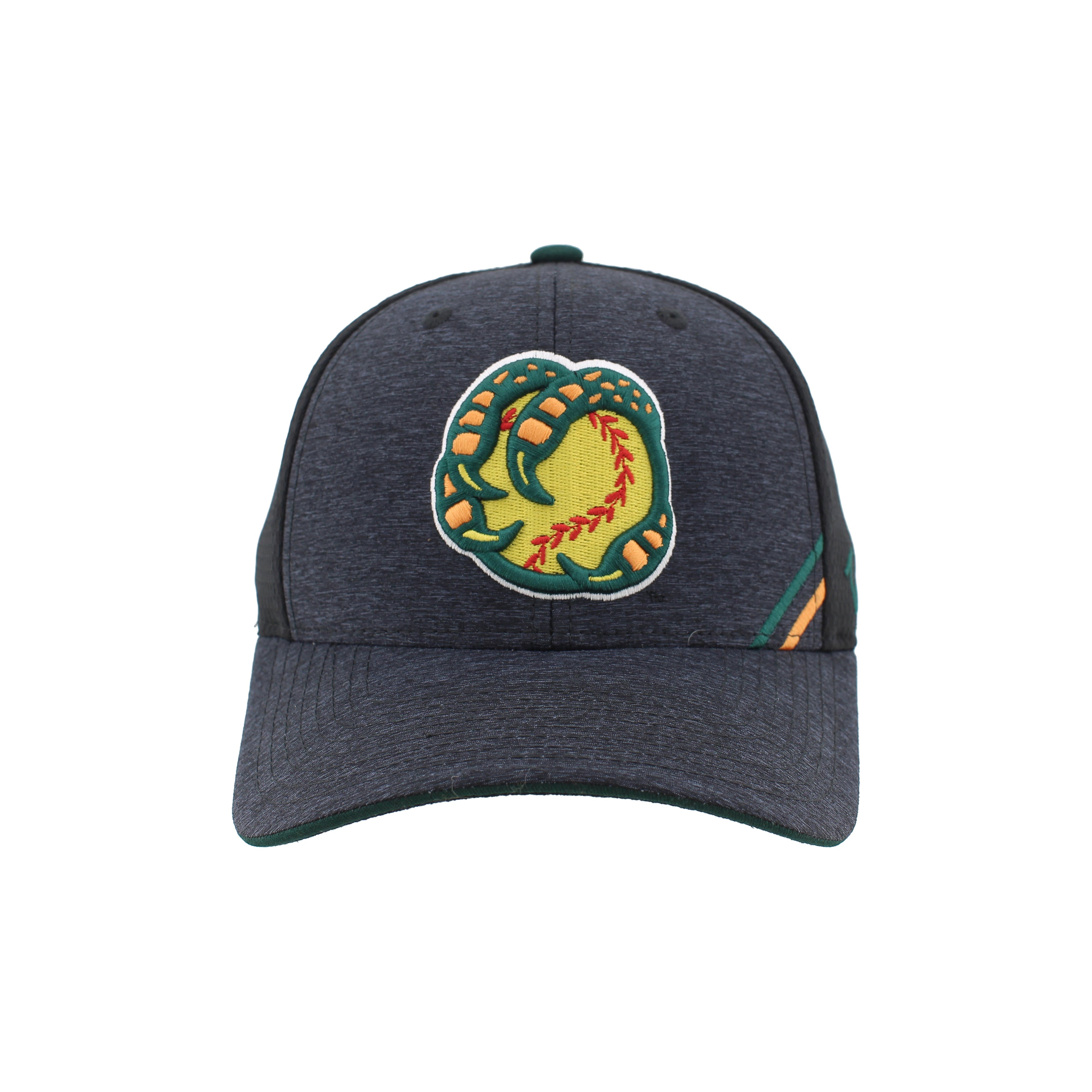 BOISE HAWKS AGENT FLEX FIT HAT, CHARCOAL
