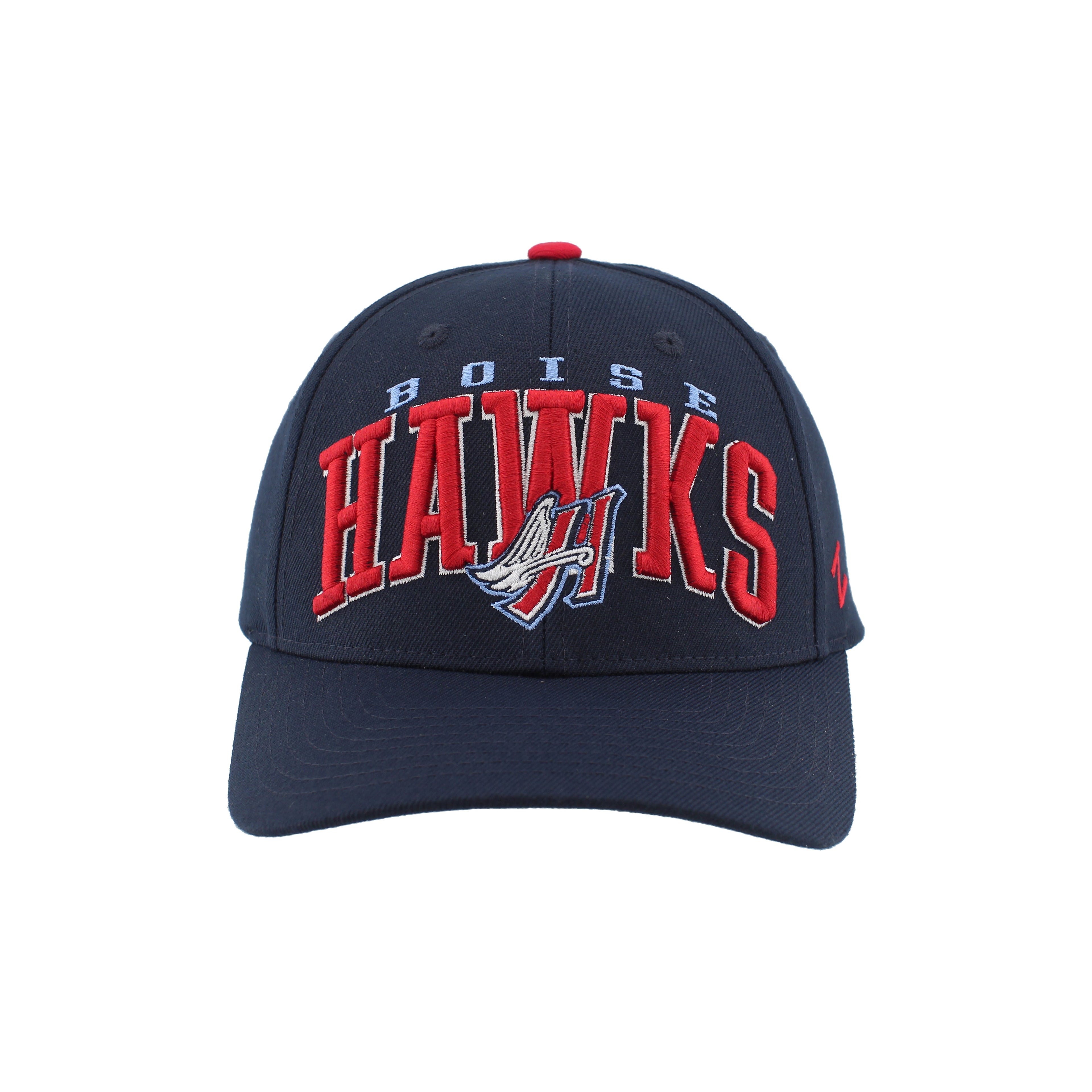 BOISE HAWKS COMPETE H-WING SNAP BACK HAT, NAVY