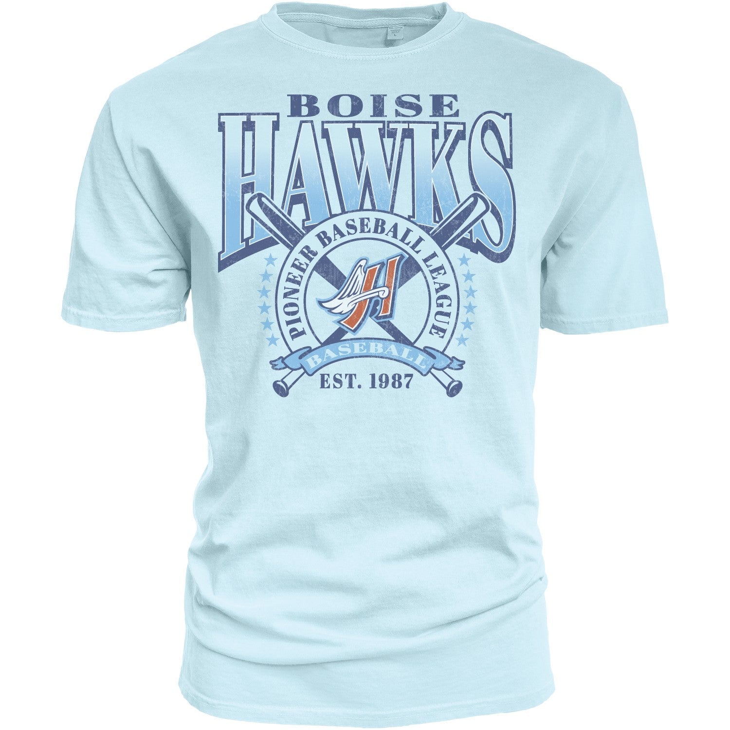 BOISE HAWKS MEN'S BITE BACK H-WING TEE