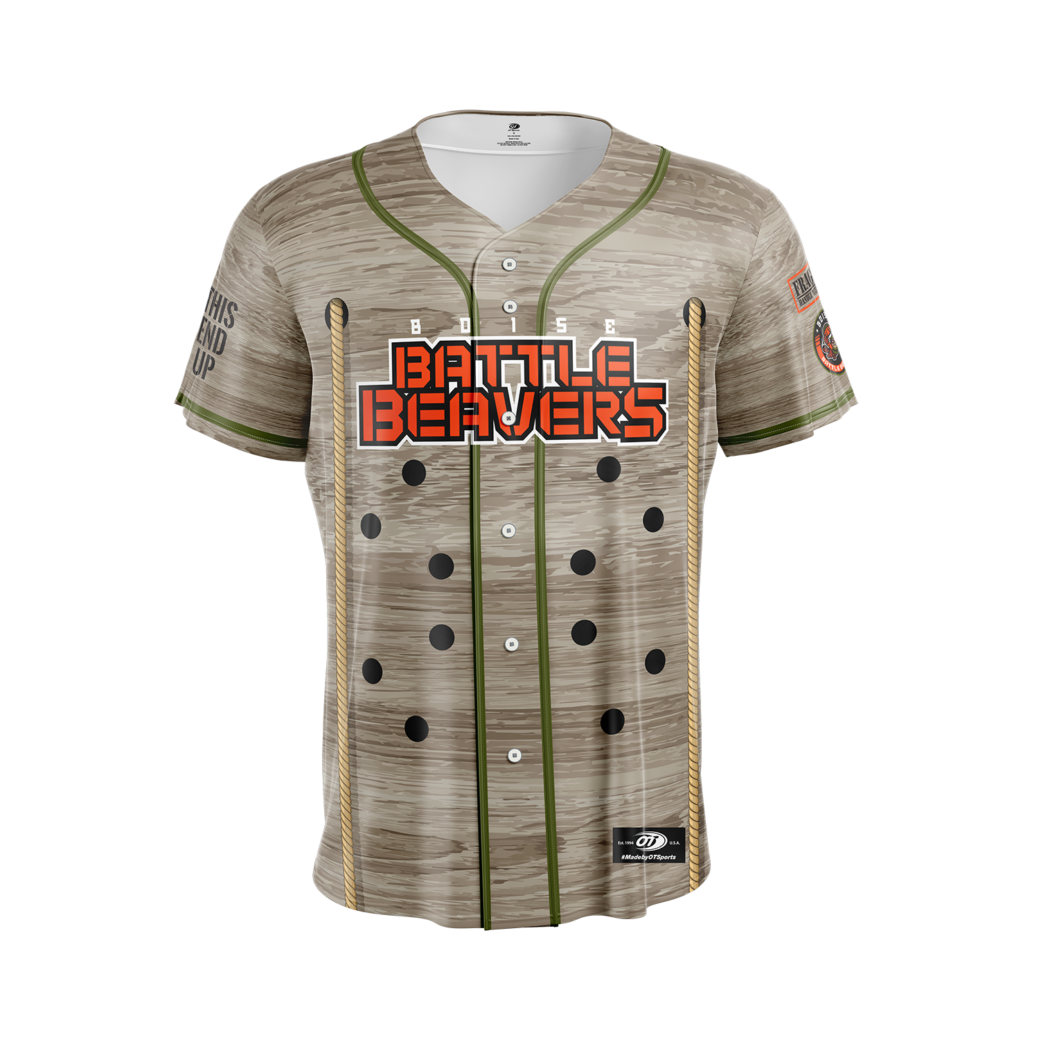 BOISE BATTLE BEAVERS YOUTH REPLICA JERSEYS