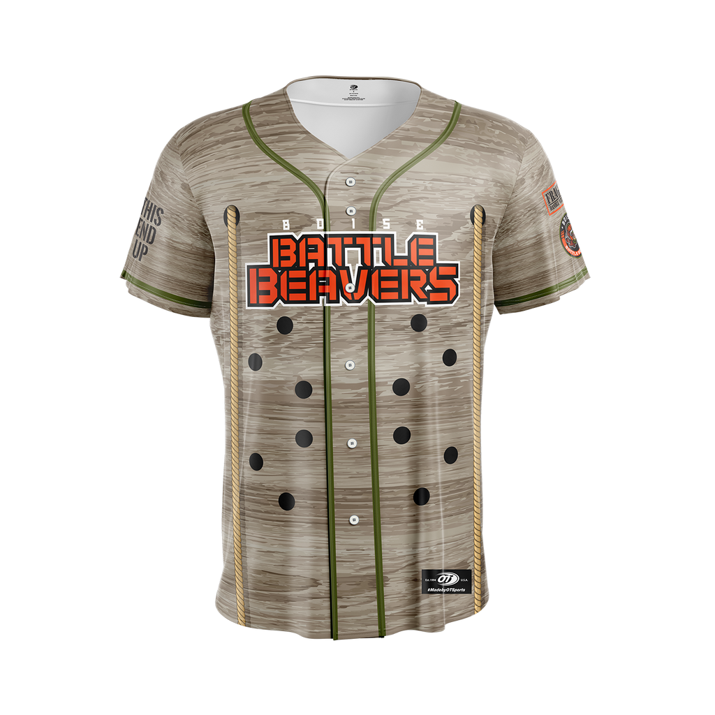 BOISE BATTLE BEAVERS ADULT REPLICA JERSEYS